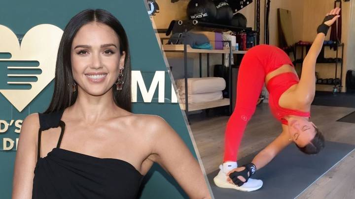 I just tried Jessica Alba’s favorite arms and abs exercise
