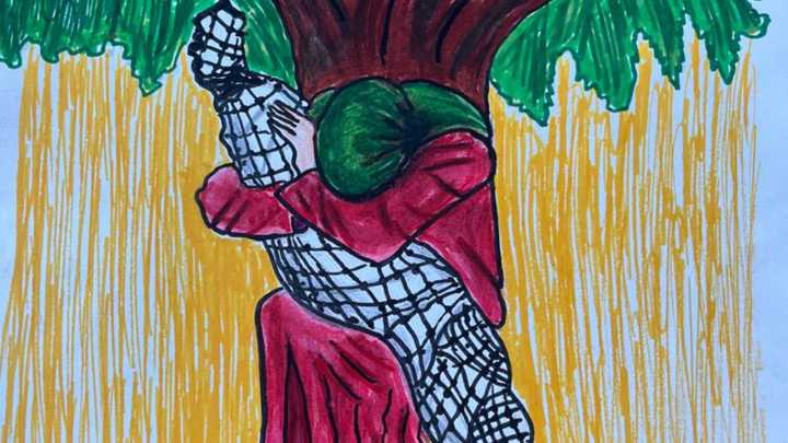 Children’s drawings in Gaza reveal extent of trauma