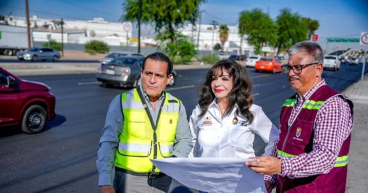 Mexicali crece; transformamos más de 313 mil metros cuadrados de vialidades en un año, Norma Bustamante