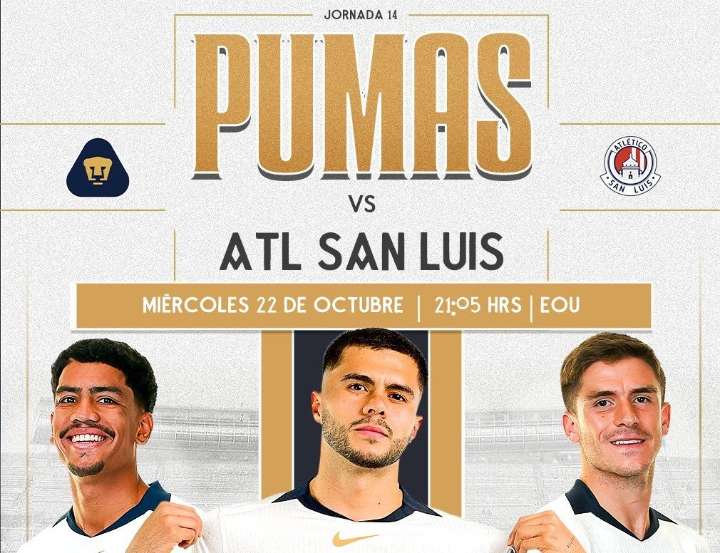 Pumas enfrenta al San Luis, hoy