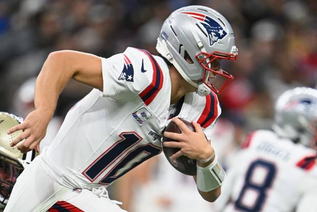 Film review: The Patriots’ 1 big flaw and how Drake Maye keeps improving