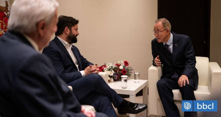 Polémica por reunión de Boric con exsecretario de la ONU donde abordaron candidatura de Bachelet