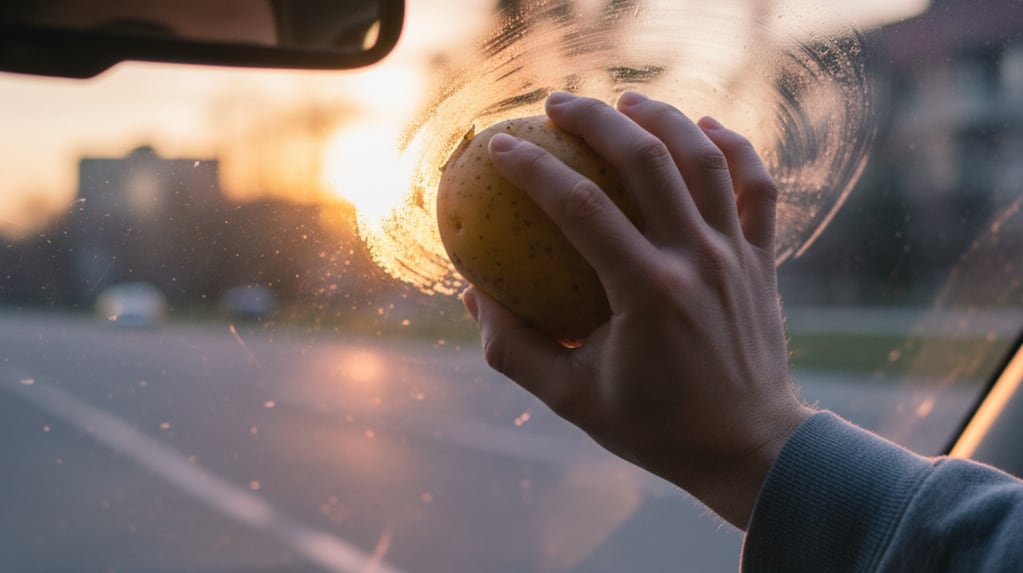 Sin aire acondicionado: cómo evitar que se empañen los vidrios del auto con una papa