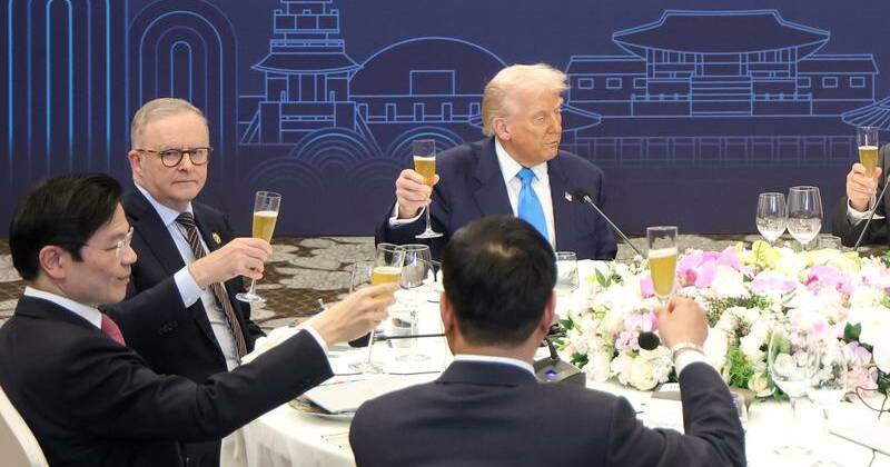 Trump heaps praise on Albanese at diplomatic dinner