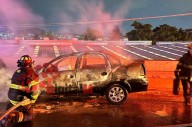 Video: Se incendia auto en Paseo Tollocan; conductor salió ileso