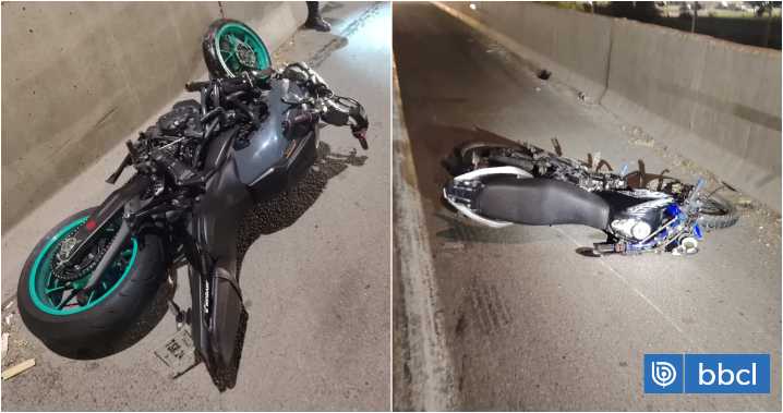Un muerto deja colisión entre motocicletas en Quilicura: el conductor sobreviviente se dio a la fuga