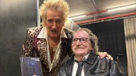 Charly García tuvo un encuentro privado con Rod Stewart en la previa a su show en el Movistar Arena