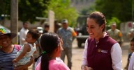 Claudia Sheinbaum supervisa daños por lluvias en Pantepec y anuncia apoyo directo para damnificados