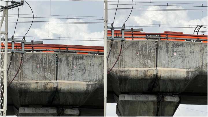 Separación en Tramo Elevado de L12 Preocupa a Usuarios; Metro Responde que "No Existe Riesgo"