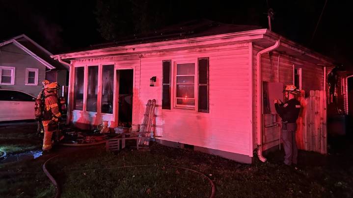 No one hurt after Norfolk home catches fire
