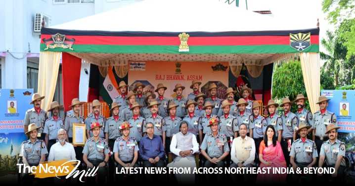 Assam Governor attends Assam Rifles Investiture Ceremony 2025