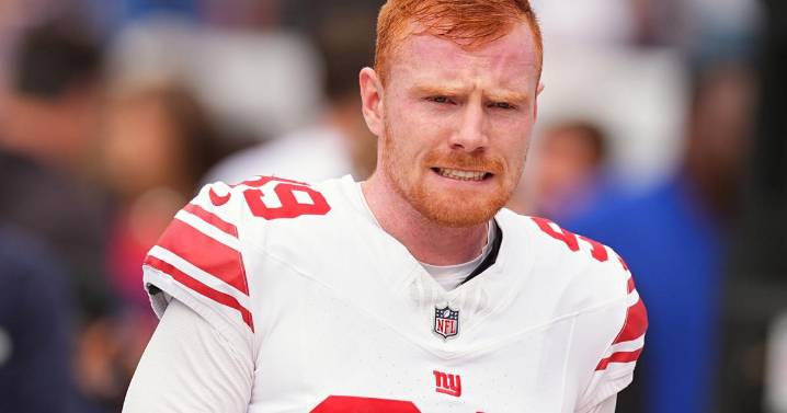 Giants release kicker Jude McAtamney, who missed 2 extra points in their loss at Devner