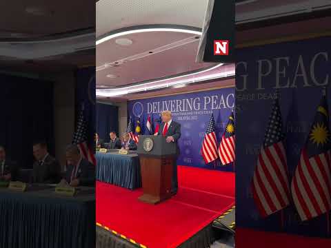 Trump Spoke Proudly After Thailand and Cambodia Sign Historic Peace Deal
