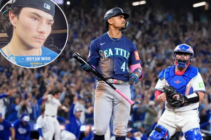 Julio Rodriguez's outburst interrupts interview after loss to Blue Jays