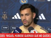 Leandro Paredes y la decisión de no viajar para el velatorio de Russo: "Miguel hubiese querido que lo represente jugando al fútbol"