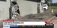 Driver crashes into Cape Girardeau McDonald's after falling asleep, police say