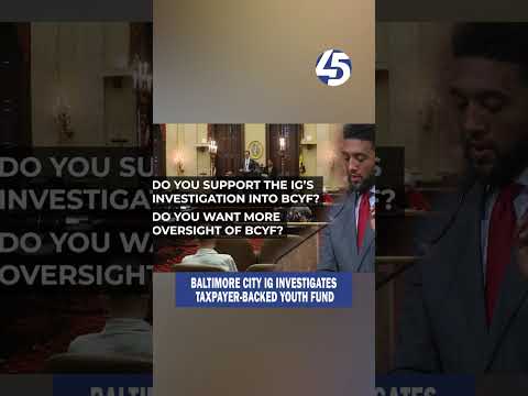 Baltimore City IG investigates taxpayer