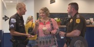 Davenport police celebrate National Coffee with a Cop Day