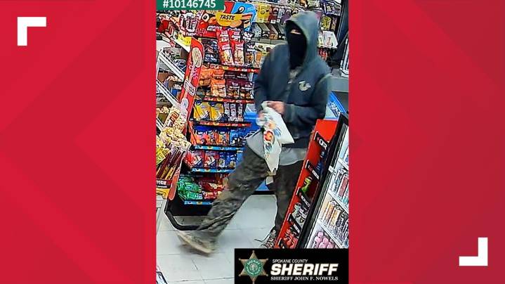 Spokane authorities seek public’s help to identify gas station robbery suspect