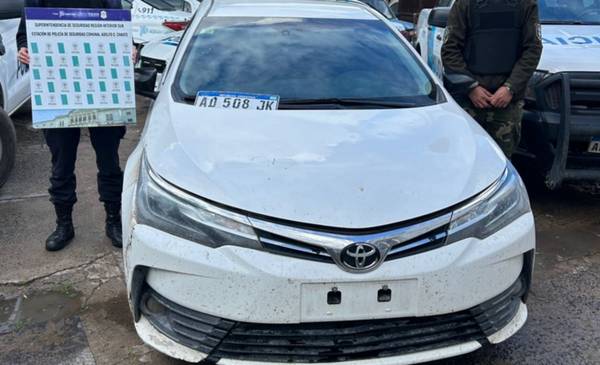 Gonzales Chaves: persecución y secuestro de un auto robado en la ruta 3