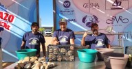 Preparan coctel de media tonelada de almeja en San Quintín