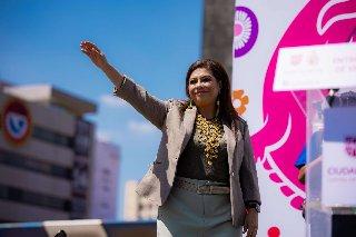 Clara Brugada destaca reducción de delitos y logros de Claudia Sheinbaum en CDMX