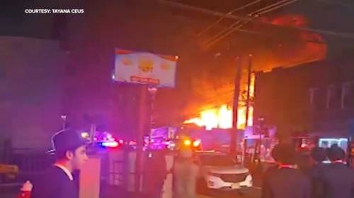 Hillside fire: Massive blaze at auto body shop in NJ displaces 32, destroys several nearby businesses