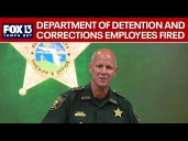 PCSO holds press conference after 5 Department of Detention and Corrections employees terminated