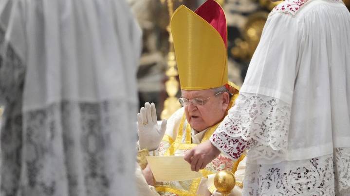 American cardinal celebrates old Latin Mass in St. Peter's in a sign of change