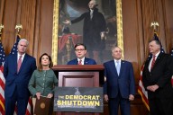 Federal government shutdown grinds into a week two as tempers flare at the Capitol
