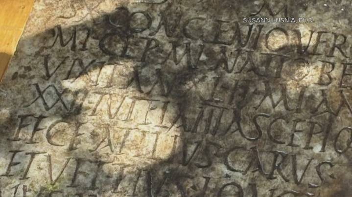 Ancient Roman tombstone unearthed in New Orleans backyard sparks global mystery