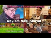 Wisdom First holds tribute event at Amar Singh Club Srinagar to honor author poet Ghulam Nabi Khayal