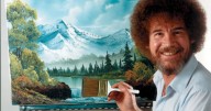 Dozens of Bob Ross paintings will be auctioned to help public TV after funding cuts