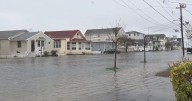 Jersey Shore communities brace for another round of coastal flooding during high tide Monday afternoon