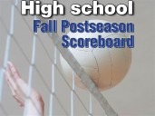 2025 high school state tournament scores for Oct. 21