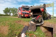 Accidente en la ruta 39 dejó un joven hospitalizado