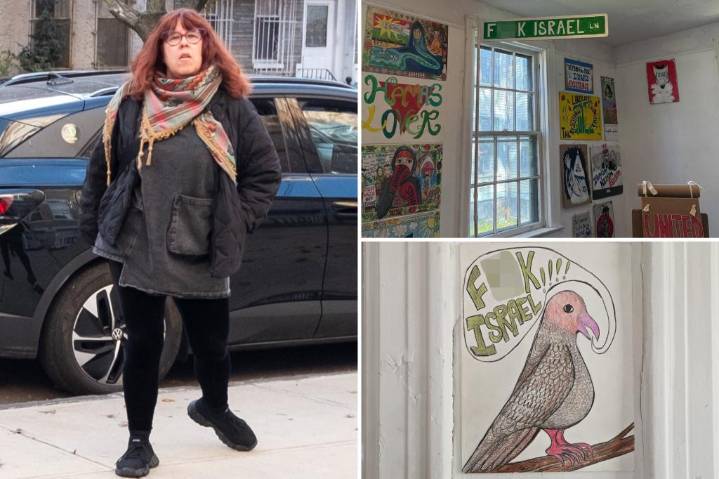 Exclusive | Artist behind Hamas-obsessed NYC installation goes berserk after simple question