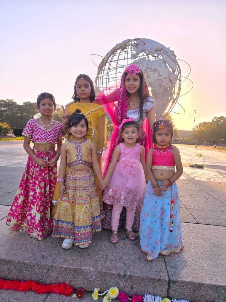 Diwali and Navaratri Festival illuminates World’s Fair Unisphere in Flushing Meadows Corona Park