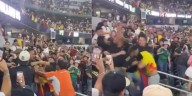 En video quedó registrado pelea entre hinchas colombianos y mexicanos tras amistoso en Texas, Estados Unidos