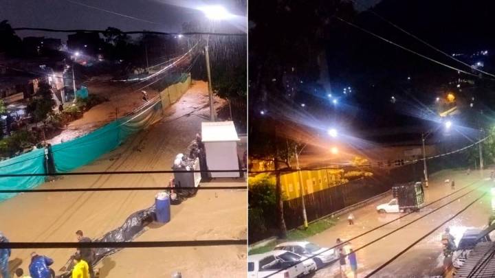 Inundaciones en las vías: balance de la tormenta eléctrica que vivió Medellín en la noche del 20 de octubre