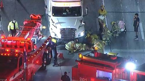 Motorcyclists killed in Los Angeles area: 2 motorcyclists killed in separate crashes, another gets trapped under semitruck