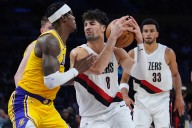 Blazers beat short-handed Lakers 122