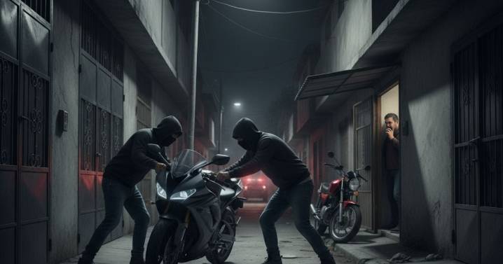 Robo de motos se dispara en México, ladrones atacan a domicilio