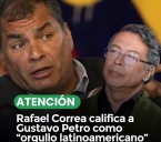 "Encuentro entre Rafael Correa y Gustavo Petro en Bruselas: Un Gesto de Respaldo"
