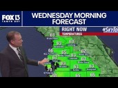 Tampa Weather | Wednesday morning forecast