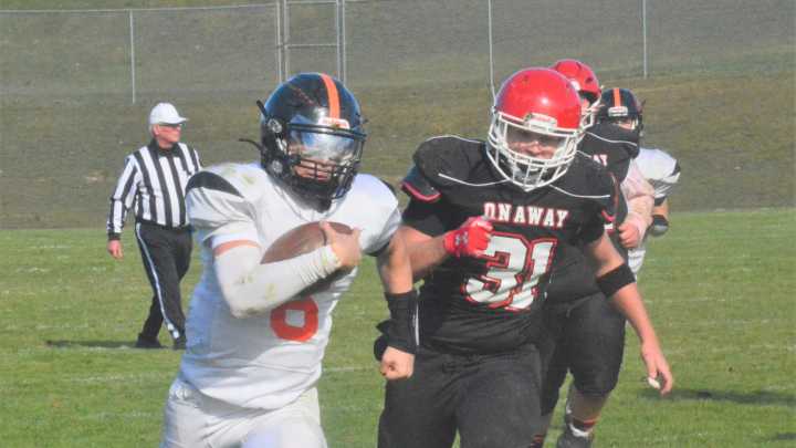 Fennville's explosive offense too much for Onaway football in Week 9