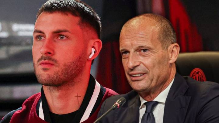 Allegri defiende a Santiago Giménez: “Santi es bueno y marcará con el Milan”