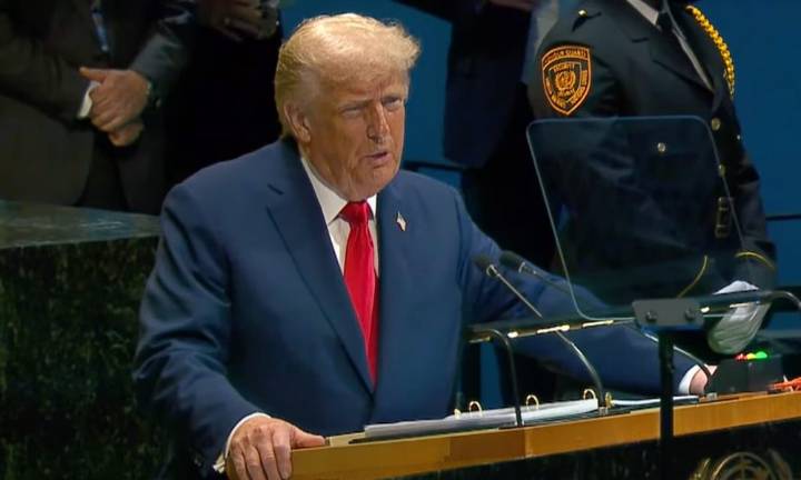 In front of Canadian PM with non-binary child, Trump doubles down on anti