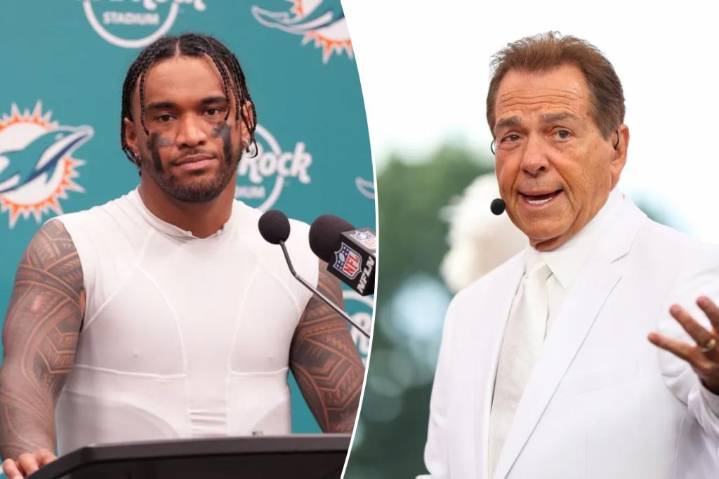 Nick Saban's reaction to Tua Tagovailoa calling out Dolphins