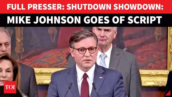 FULL: 'Schumer, Jeffries Terrified': Mike Johnson Turns Up Heat On Dems